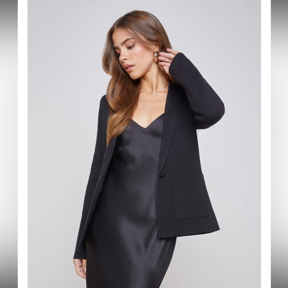 L’Agence Lacey Knit Blazer NEW